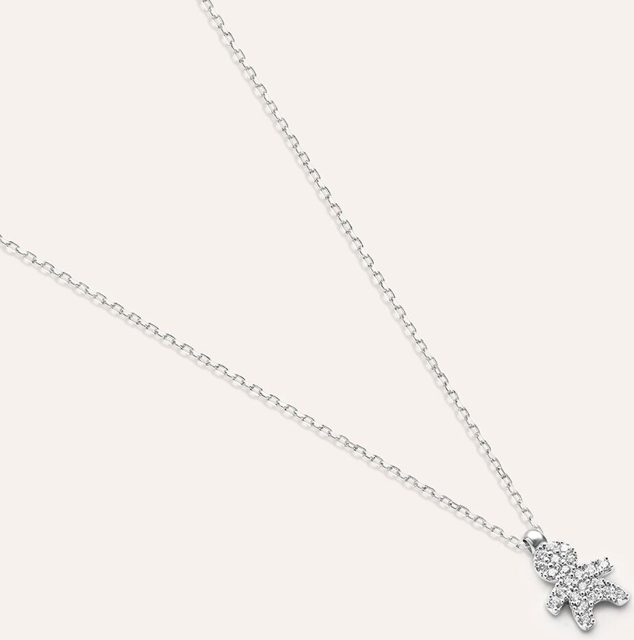 Stroili Collana Claire Oro Bianco Cubic Zirconia Collezione: Claire Oro Bianco