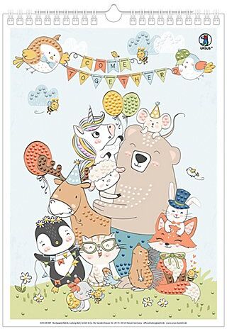 Ursus Diamond Painting Kalender "Come Together"