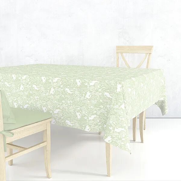 William Morris Forest Life Green 132X178cm Cotton Tablecloth