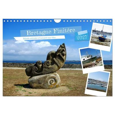 Bretagne Finistère balade estivale à Camaret-sur-Mer (Calendrier mural 2027 DIN A4 vertical), CALVENDO calendrier mensuel