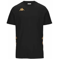 Kappa, Herren, Sportshirt, T-Shirt (M), Schwarz