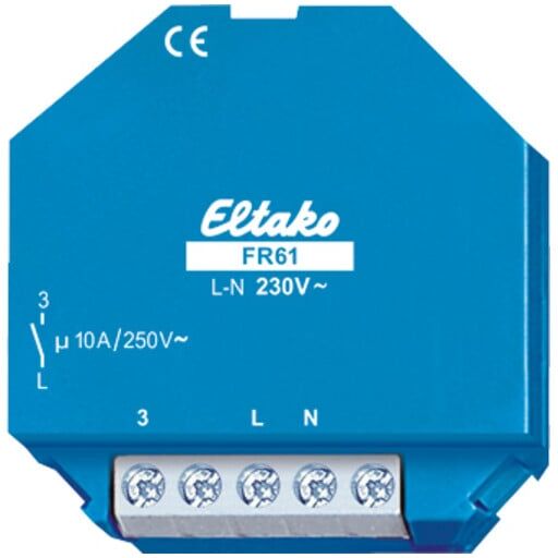Eltako Feldfreischalter 1S,10A,selbstlernend FR61-230V (61100530)
