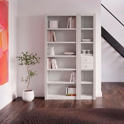 Raumteilerregal OTTO HOME "Bergen", weiß, Regale, (3-tlg.),Breite 128 cm