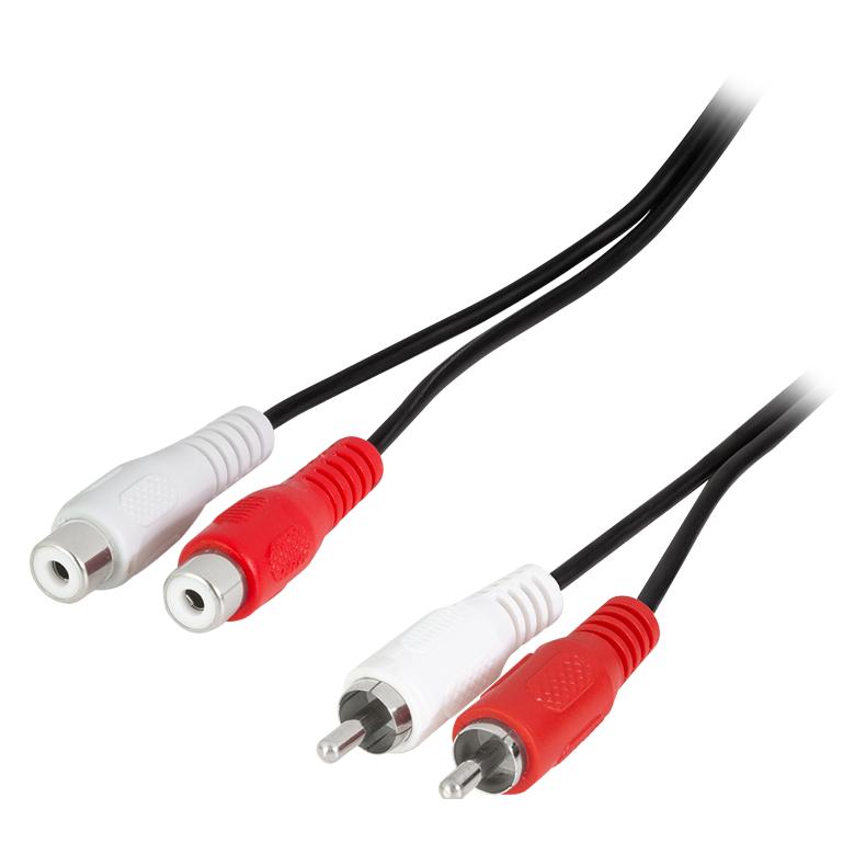 LogiLink CA Verlängerungskabel (5 m, Cinch Kabel) (CA1037)