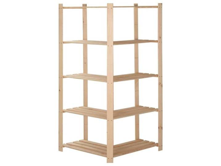 Neuf& 6192 Organisateur étagère - - CHIC Étagère d'angle de rangement 5 niveaux 82 5x82 5x170 cm Pin - Design classique