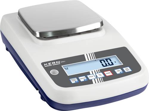 Kern EWJ 6000-1M+V Präzisionswaage Wägebereich (max.) 6kg Ablesbarkeit 0.1g über Steckernetzteil Mehrfarbig