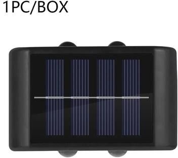 Uplift Picks Outdoor LED Solar Wall Lamp Up Down Waterproof Garden Fence Light Outdoor LED Solar Wall Lamp Up Down Waterproof Garden Fence Light