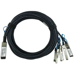 CBO Fortinet QSFP28-4SFP28-DAC-3M kompatibles BlueLAN QSFP28 DAC SC282701L3M26, Transceiver, Schwarz