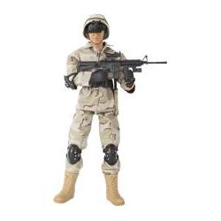 MC Toy Centre NAVY Seal Team Six Action Figur 30,5cm med tilbehør (MCU90202)