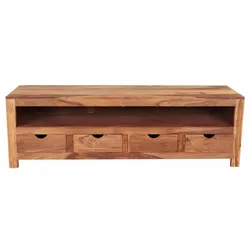 Fernsehtisch Amba 160x50x45 aus indischem Sheesham-Massivholz