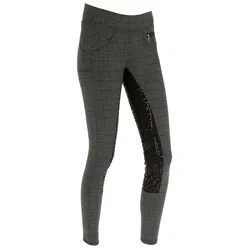 Covalliero Damen Reithose Karo anthrazite HW 2020, Größe: 32/34