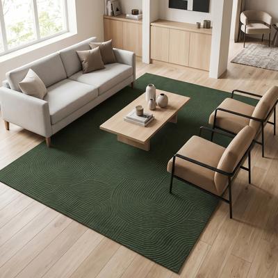 ECARPETGALLERY Elion Modern Machine Washable Area Rug