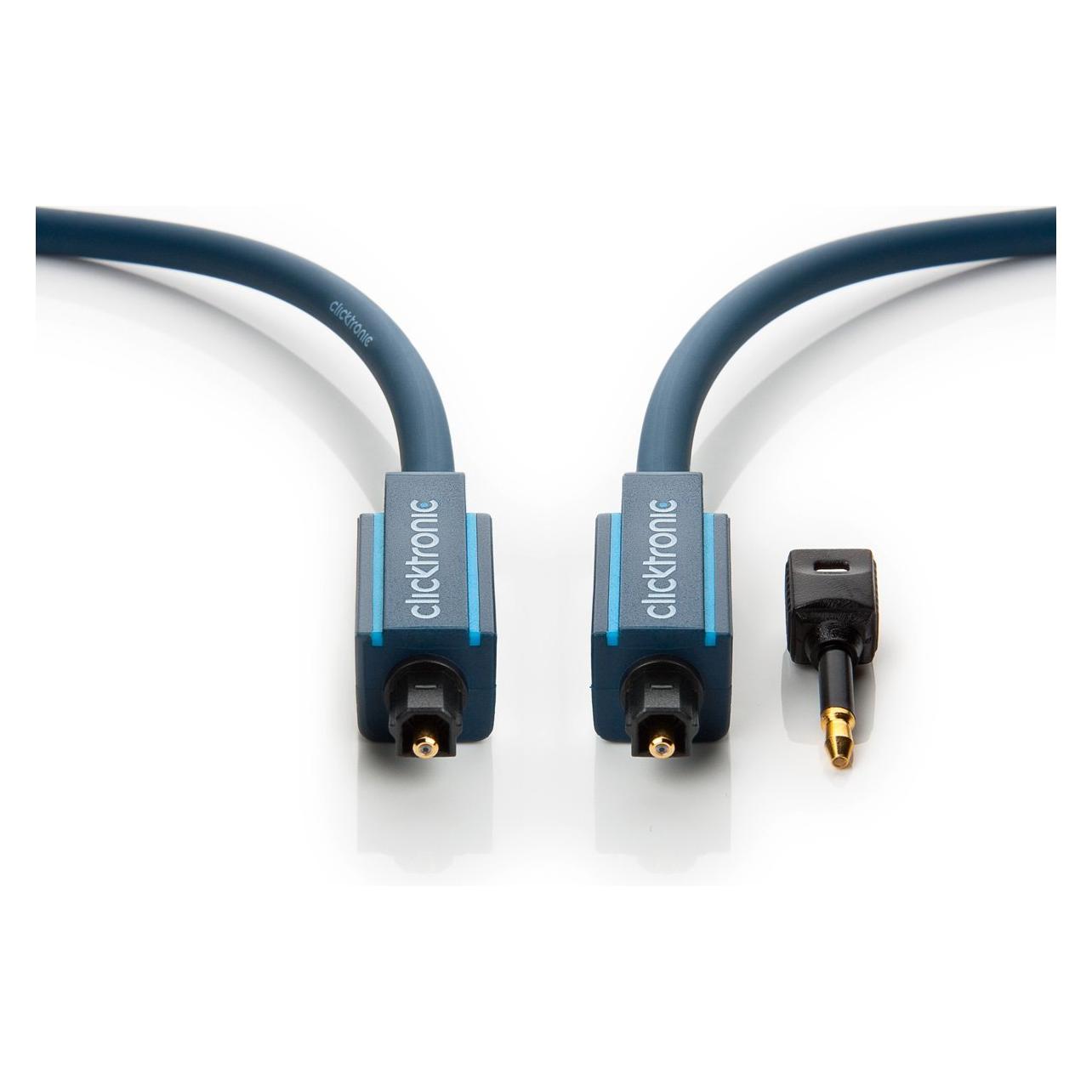 clicktronic Opto-Kabel-Set (3 m, Toslink Kabel) (70569)