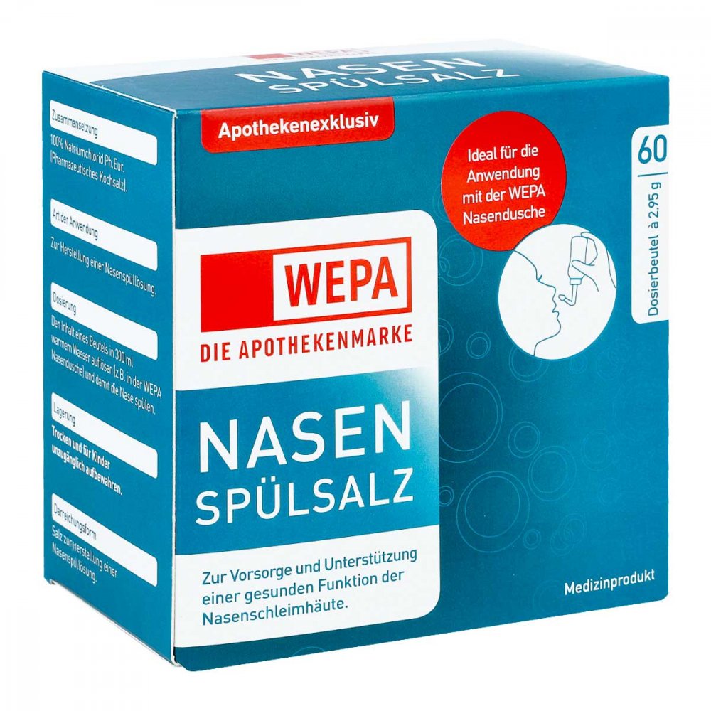 WEPA Apothekenbedarf GmbH & Co KG Wepa Nasenspülsalz 13712363