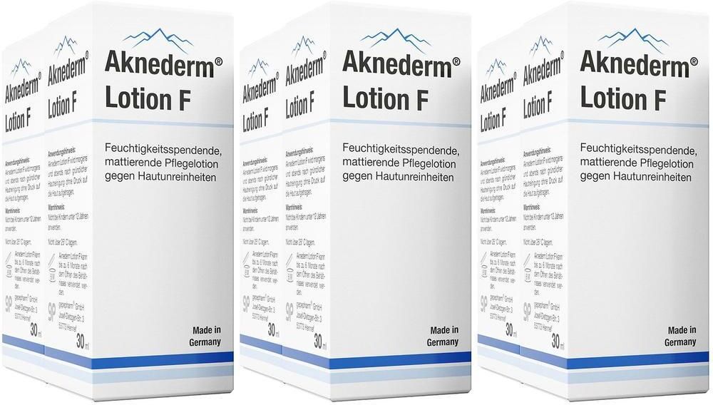 Aknederm Lotion F x3 3x2x30 ml