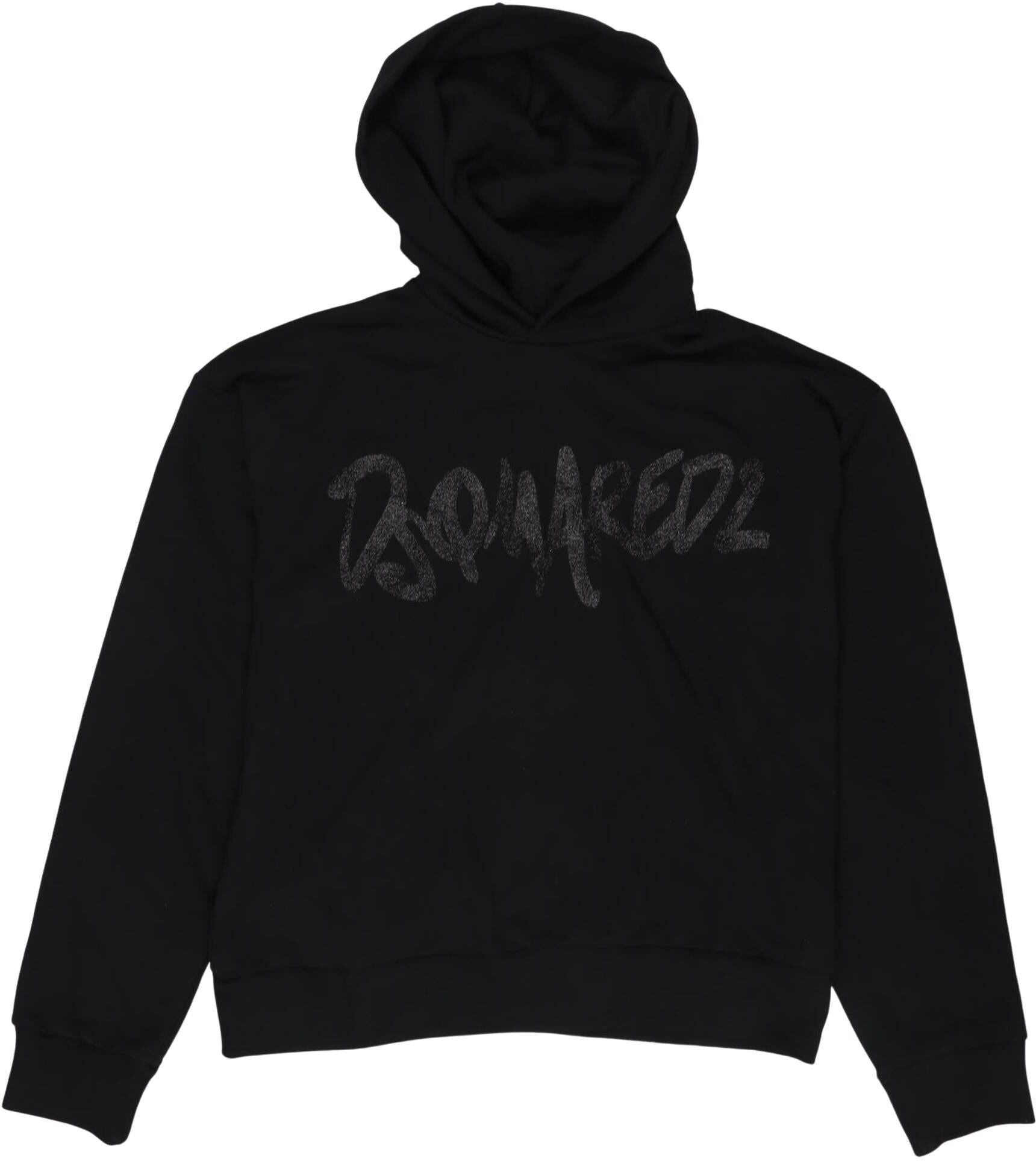 Dsquared2 Jungen Kapuzenpullover oder Sweater, Schwarz, Gr. EU 158 (US 14), Baumwolle - Second Hand