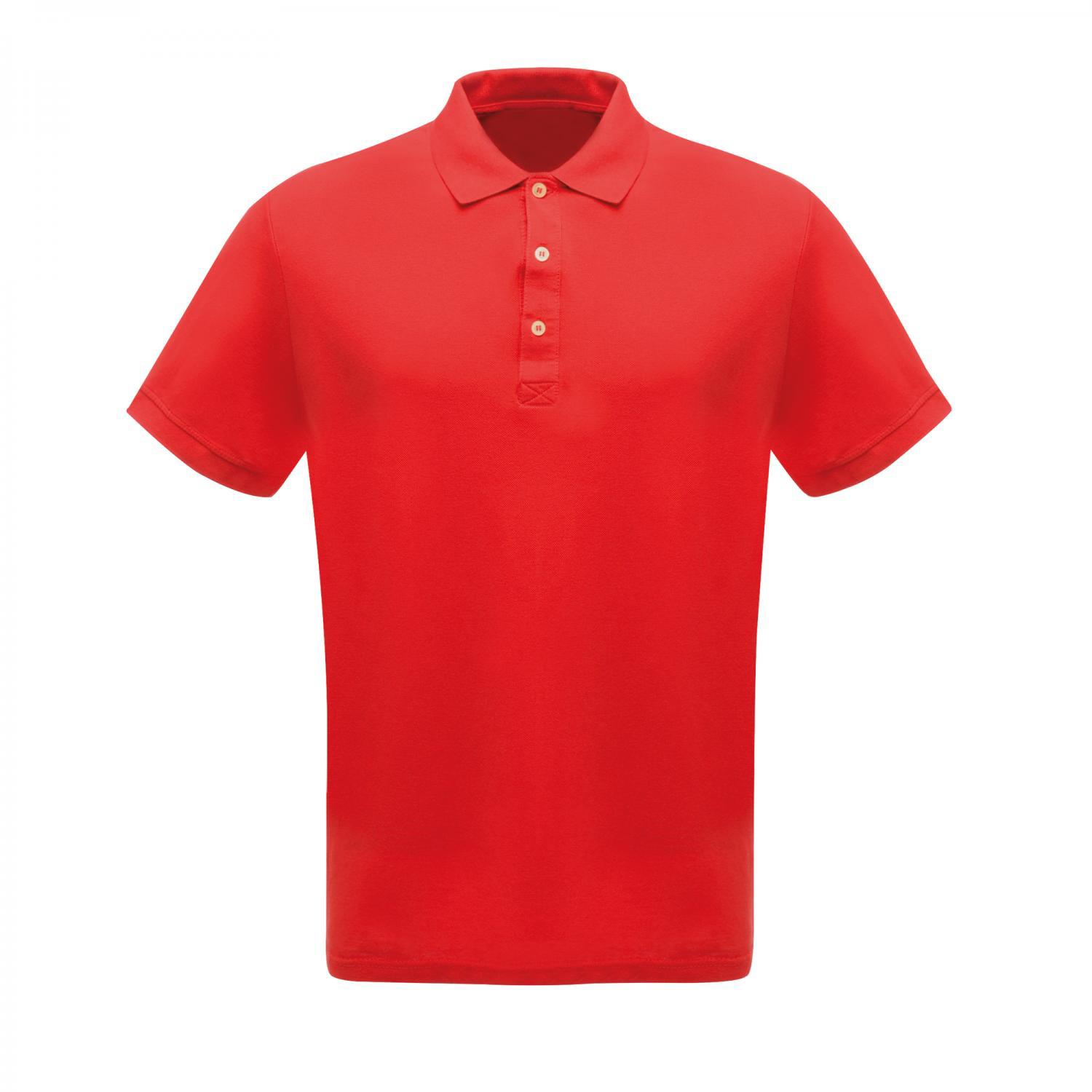 Regatta Professioneel Heren Klassiek 65/35 Poloshirt met korte mouwen (Klassiek rood)