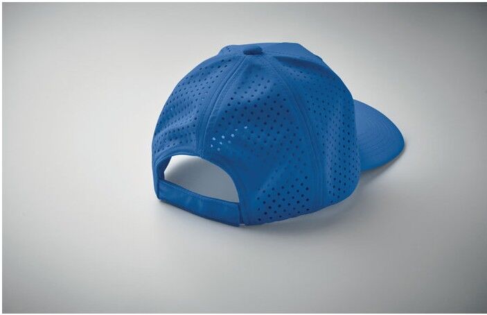 Casquette baseball à 5 pans personnalisée - CAPO Bleu Royal