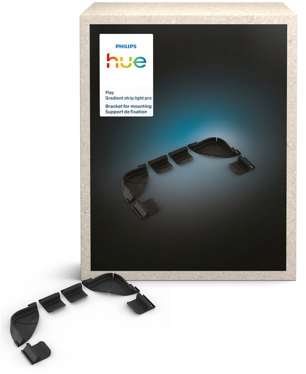Philips Hue montagebeugels voor Philips Hue Play Pro entertainment LED-strip - zelfklevend
