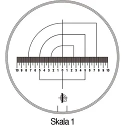 Schweizer, Lineal, Messskala Tech-Line Skala-Ø 25/2,5 mm Duo-Skala 1 - Standard