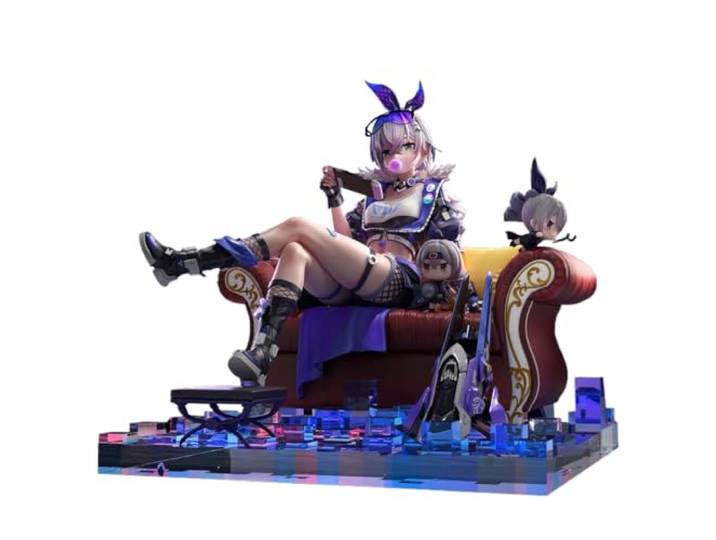 RZAHUAHU H-I Star Rail Silver Wolf Figur Spiel Anime 1/6 PVC Figuren Action Play Modell 23CM