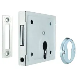 Kasten-Riegelschloss 150 P,PZ,D60 ausw./einw,vz