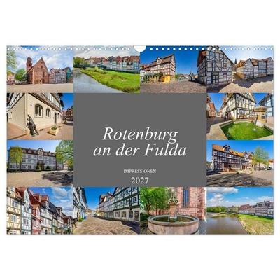 Rotenburg an der Fulda Impressionen (Wandkalender 2027 DIN A3 quer), CALVENDO Monatskalender