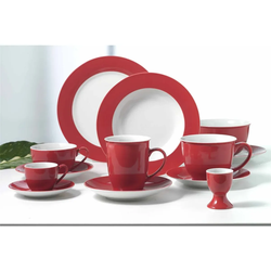 Ritzenhoff & Breker DOPPIO Kaffeeuntertasse ø 16 cm 6er Set Mix