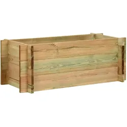 Helloshop26 - Hochbeet aus imprägniertem Kiefernholz 80 cm 02_0000861