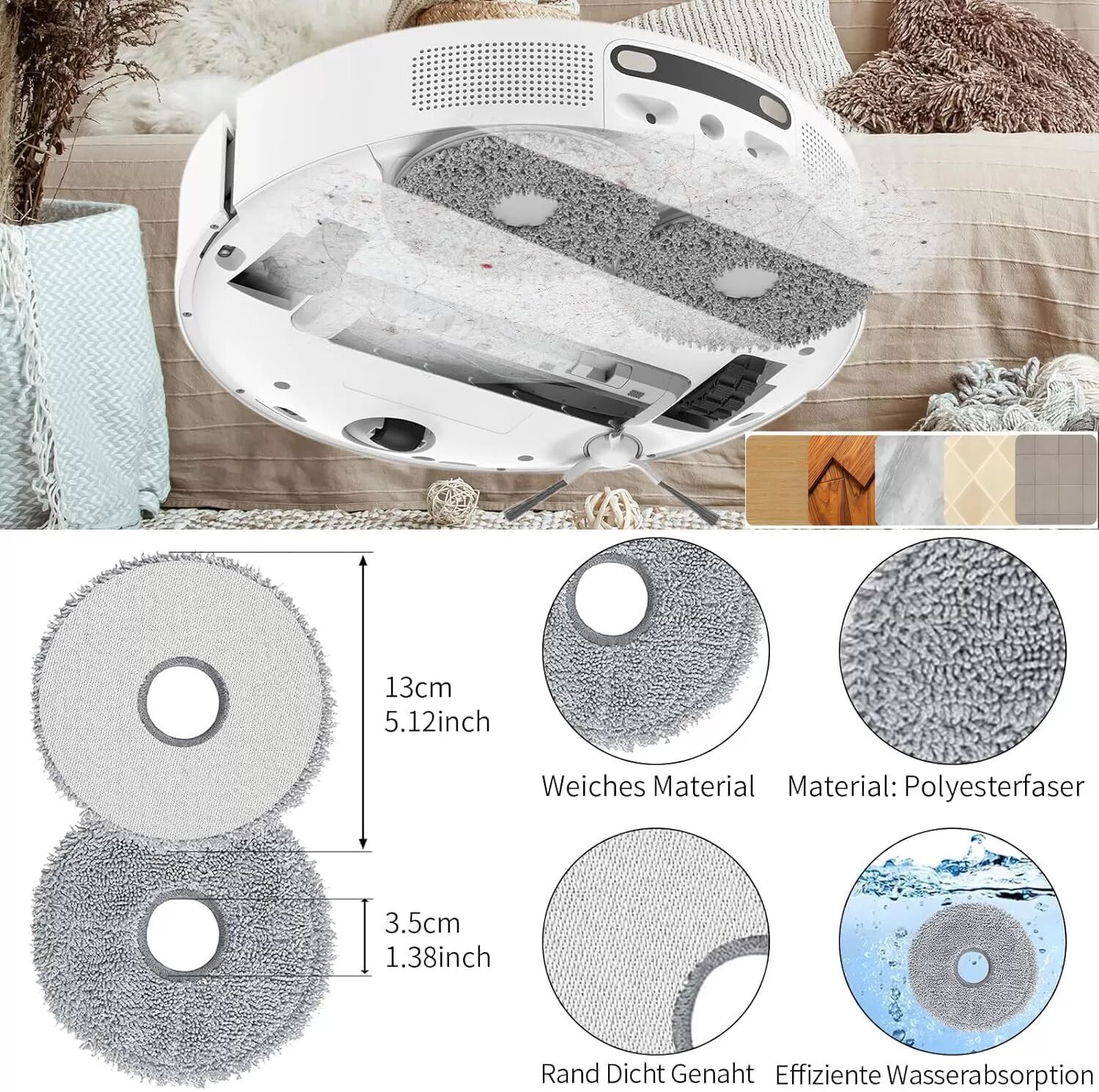 INF Kit d'accessoires de remplacement pour Dreame L20/L30/X20 Pro