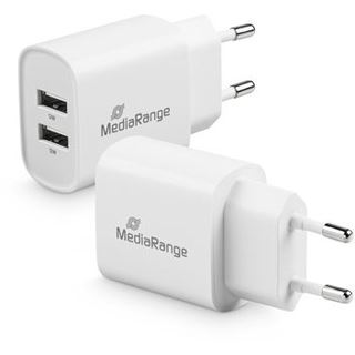 Mediarange Steckdosenladengerät 12W MRMA114 weiss