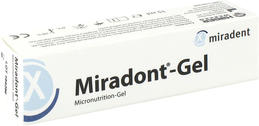 Miradont-gel Micronährmittel zur, zum lokalen Anwendung