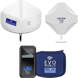 Falcon Evo 5G LTE Internetset feste und tragbare Highspeed-Lösung mit bis zu 3400 Mbit/s