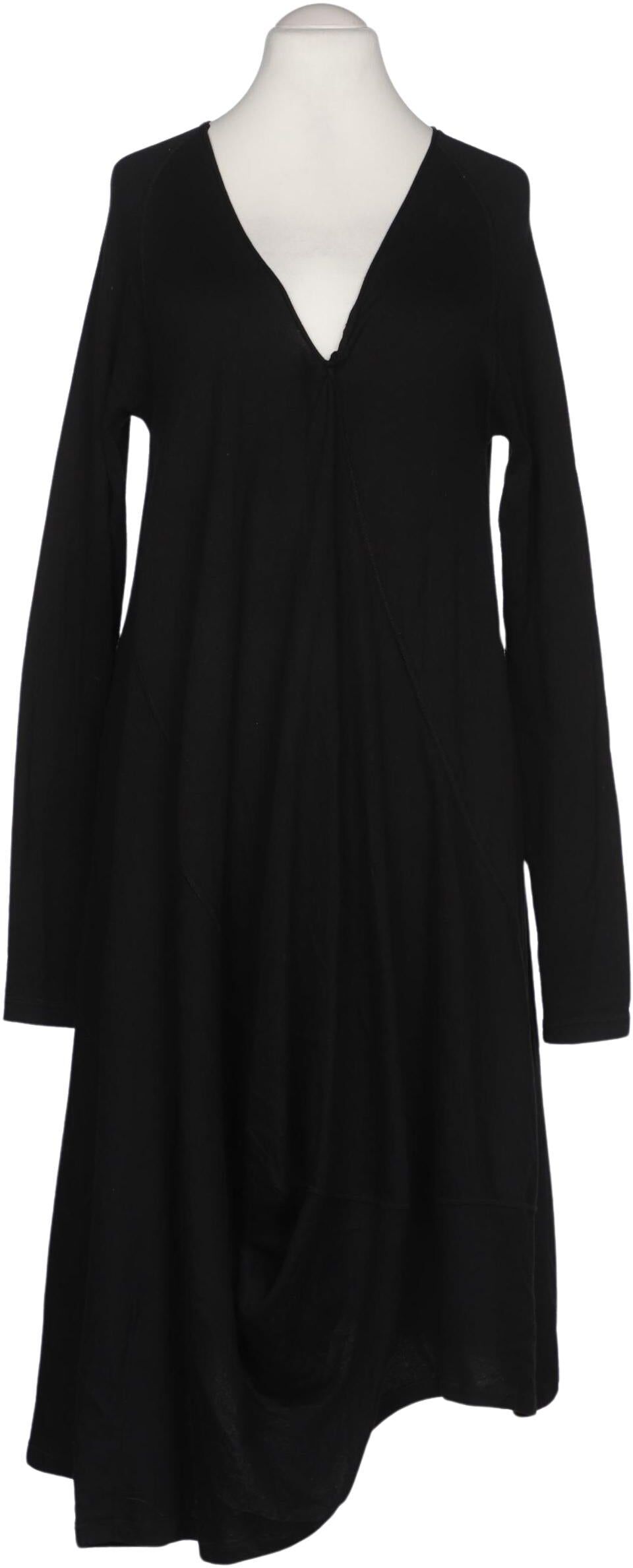 Rundholz Damen Kleid, Schwarz, Gr. XL, Baumwolle - Second Hand