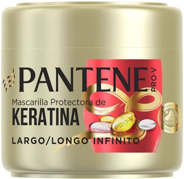 Pantene Pro-V Mascarilla Protectora De Keratina Largo Infinito 300 ml