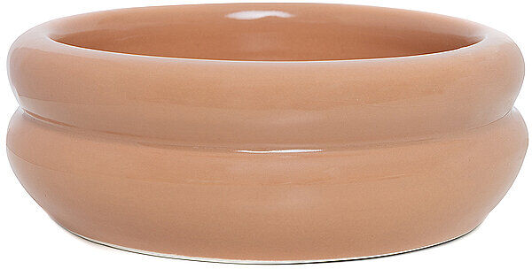 DOGGUO Futternapf DOUBLE ROW BOWL hellbraun   S B