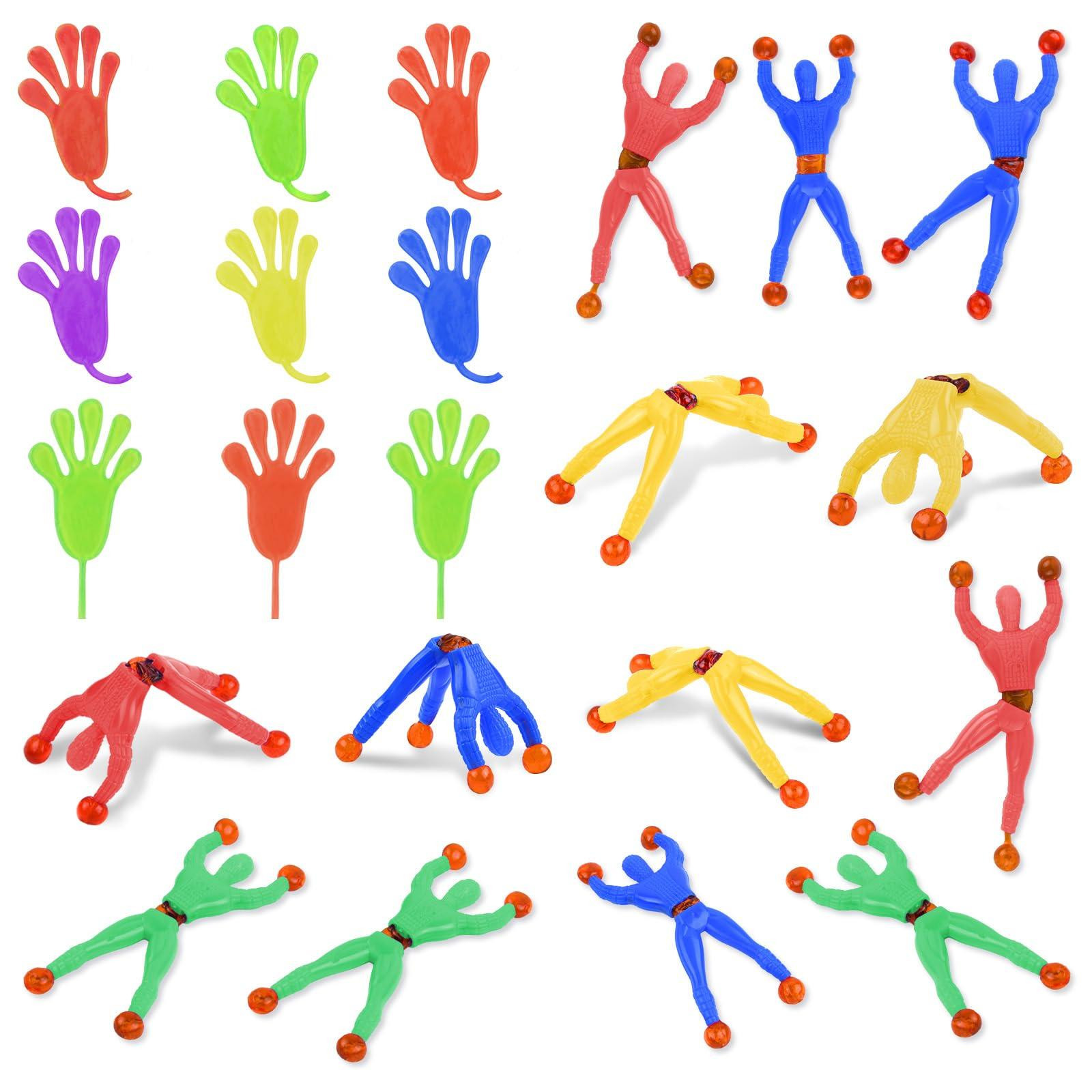 Set van 15 zelfklevende elastische speelgoedhandjes voor kinderen
