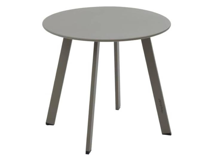 Hespéride - Runder gartenbeistelltisch saona Kaffee 50 x 45cm aus Stahl
