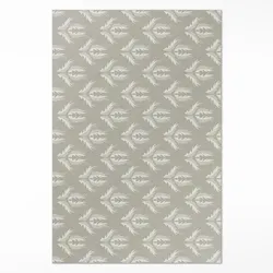 TEPPICH 150x225 cm Pflanzenornamente Regelmäßiges Muster