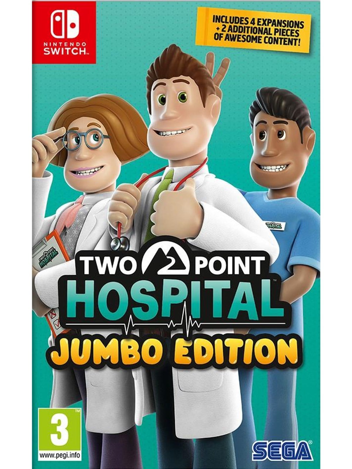 Two Point Hospital - Jumbo Edition - Nintendo Switch - Strategie - PEGI 3