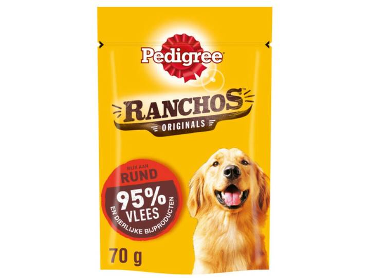 Pedigree honden vleessnacks rundsmaak 70 g