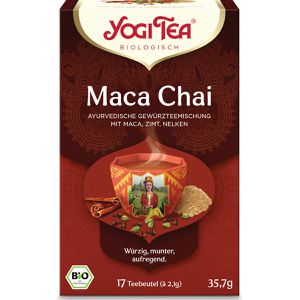 YogiTea Tee Maca Chai, BIO, Chai-Tee, 35,7 g, 17 Beutel