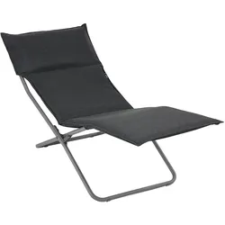 Outdoor Lounge-Sessel BAYANNE Onyx / Gestell Titane
