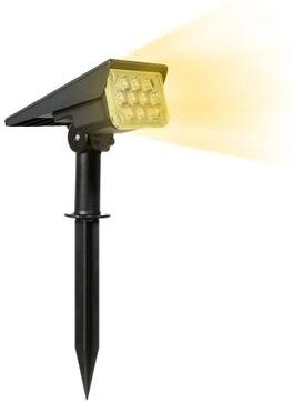 Uplifted Finds Adjustable Solar Garden Spotlights IP65 Waterproof Outdoor Landscape Lighting 1 Pc warm White