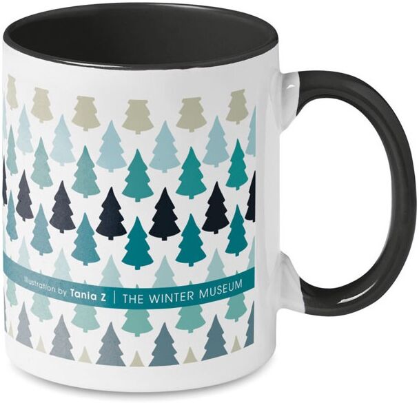 Mug personnalisé coloré Sublimcoly noir