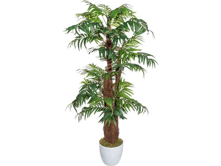 Kunstbaum CREATIV GREEN Arecapalme , grün, H:150cm Ø:70cm, Kunststoff, Kunstpflanzen, Kunstbaum