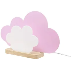 Tischleuchte  Wölkchen  rosa/weiß   , rosa/pink