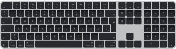 Apple Magic Keyboard Touch Id Med Numerisk, Sort