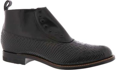 Stacy Adams Madison Spat Anaconda Boot - Mens 13 Black Boot D