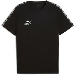 PUMA teamKING T-Shirt Herren 03 - PUMA black/PUMA white/PUMA black L